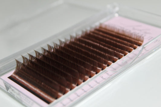 Luxury Brown Lash Trays (Cafecito)