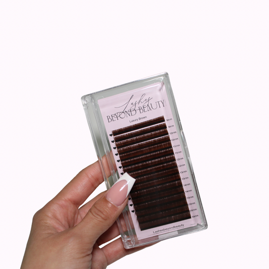 Luxury Brown Lash Trays (Cafecito)